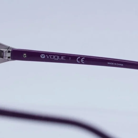 🕶️ New Vogue VO4015B 5008 Eyeglasses - Eggplant/Silver Frame 51mm